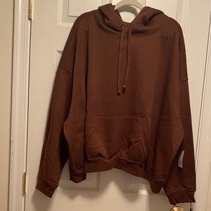 Amazon Essentials Brown Cropped Hoodie…size 6X